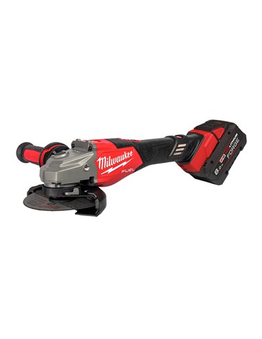 Polizor unghiular de inalta performanta 125 mm, cu franare si schimbator lateral M18 FUEL - Milwaukee - M18 FHSAG125XB2-802X -