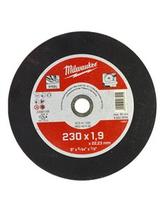 Discuri debitare metal - seria contractanti - Milwaukee - SCS 41 / 230 x 1.9 x 22 mm Contractor series - 1 buc - cod 4932451480