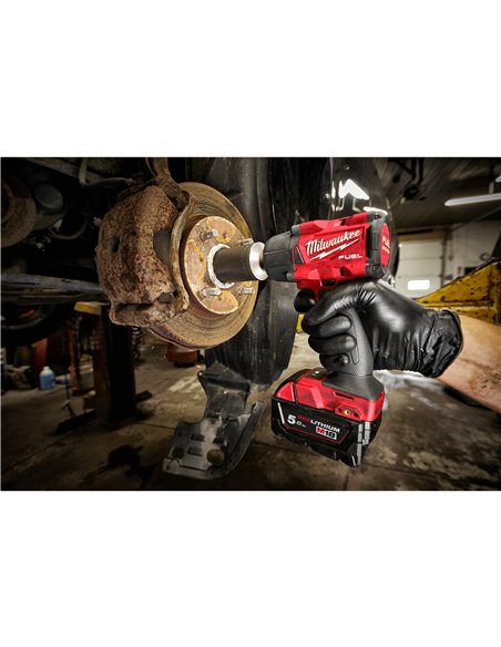 Cheie de impact 3/8 inch M18 FUEL, cuplu mediu si inel de fixare - Milwaukee - M18 FMTIW2F38-0X - 4933479153