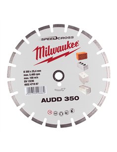 Disc diamantat Speedcross AUDD Milwaukee - 350 mm - 1 buc - cod 4932471987