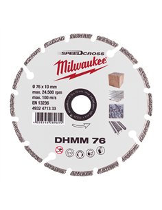 Disc diamantat DHMM - Milwaukee - Diamond Multi Material Blade 76 - 1 buc - cod 4932471333