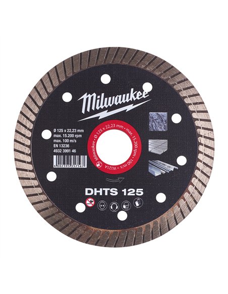 Discuri diamantate DHTS - Milwaukee - DHTS 125 mm - 1 buc - cod 4932399146