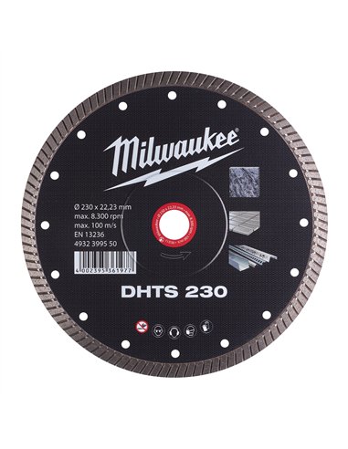 Discuri diamantate DHTS - Milwaukee - DHTS 230 mm - 1 buc - cod 4932399550