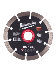 Discuri diamantate DU - Milwaukee - DU 125 mm - 1 buc - cod 4932399522
