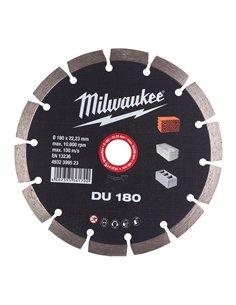 Discuri diamantate DU - Milwaukee - DU 180 mm - 1 buc - cod 4932399523
