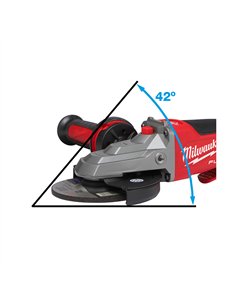 Polizor unghiular 125 mm cu cap plat, franare si comutator tip clapeta M18 FUEL - Milwaukee - M18 FSAGF125XPDB-0X - cod 4933478 2