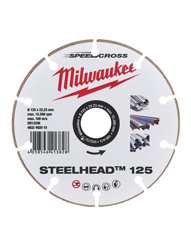 Disc Premium STEELHEAD - 350 mm - Milwaukee - Steelhead 125 mm - 1 buc - cod 4932492015