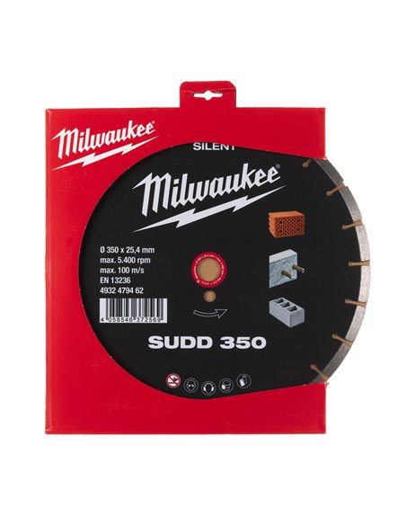 Discuri diamantate SUDD - Milwaukee - SUDD 350 mm - 1 buc - cod 4932479462