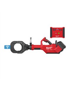 Taietor hidraulic pentru cabluri M18 FORCE LOGIC 125 mm cu telecomanda - Milwaukee - M18 HSFC125R -802C - cod 4933492421