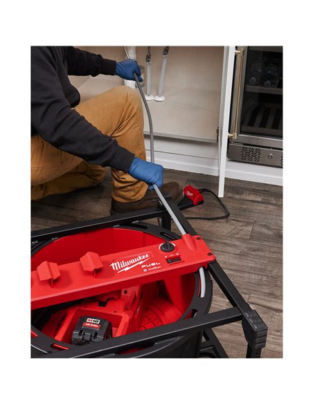 Masina de desfundat tevi cu ax flexibil de mare viteza, M18 HSFSM-0- Milwaukee - cod 4933480721 (fara accesorii)