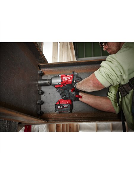 Cheie de impact 1/2 inch ONE-KEY M18 FUEL, cuplu ridicat si inel de fixare - Milwaukee - M18 ONEFHIWF12-502X - 4933459727