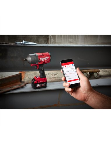 Cheie de impact 1/2 inch ONE-KEY M18 FUEL, cuplu ridicat si inel de fixare - Milwaukee - M18 ONEFHIWF12-502X - 4933459727