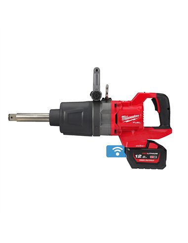 Cheie de impact 1 inch ONE-KEY M18 FUEL cu maner-D, cuplu ridicat, inel de fixare si gat lung - Milwaukee - M18 ONEFHIWF1D -121C
