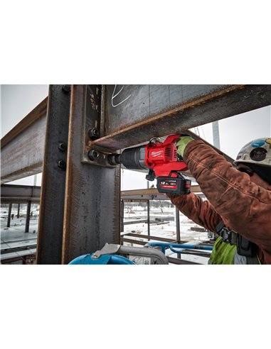 Cheie de impact 1 inch ONE-KEY M18 FUEL cu maner-D, cuplu ridicat si inel de fixare - Milwaukee - M18 ONEFHIWF1DS -121C - 49