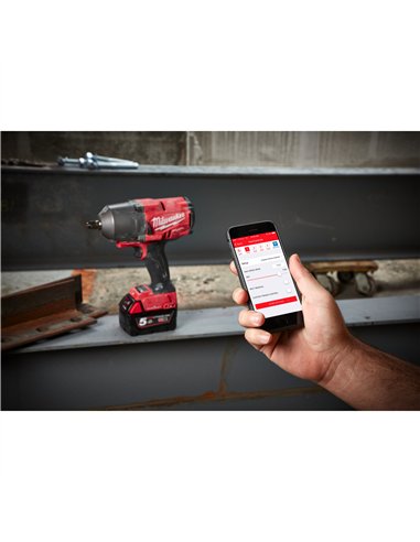 Cheie de impact 1/2 inch ONE-KEY M18 FUEL, cuplu ridicat si pin de blocare - Milwaukee - M18 ONEFHIWP12-0X - 4933459724