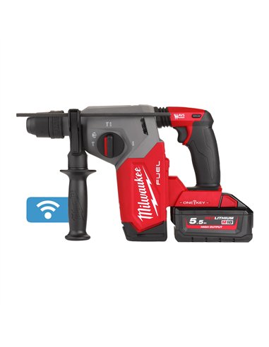 Ciocan rotopercutor SDS-Plus cu 4 functii si mandrina, 26 mm, M18 Fuel ONEFHX-552X - Milwaukee - cod 4933478504