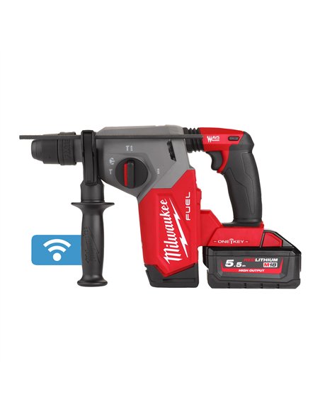 Ciocan rotopercutor SDS-Plus cu 4 functii si mandrina, 26 mm, M18 Fuel ONEFHX-552X - Milwaukee - cod 4933478504