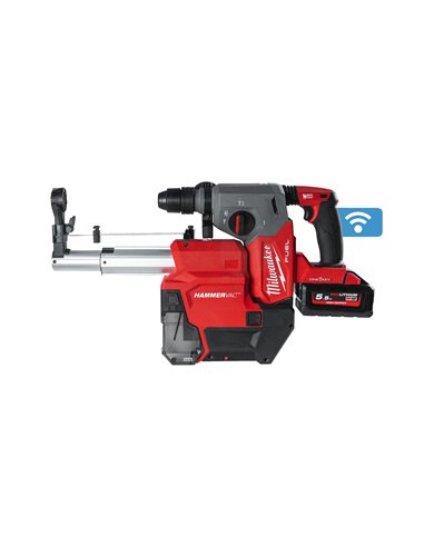 Ciocan rotopercutor SDS-Plus cu 4 functii, mandrina  si extractor de praf - Milwaukee - cod 4933478506