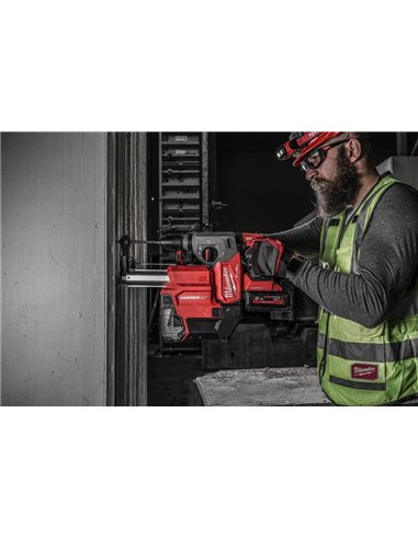 Ciocan rotopercutor SDS-Plus cu 4 functii, mandrina  si extractor de praf - Milwaukee - cod 4933478506