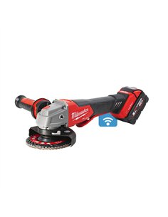 Polizor unghiular 125 mm cu franare si comutator tip clapeta M18 FUEL ONE-KEY - Milwaukee - M18 ONEFSAG125XPDB-502X - cod 4933