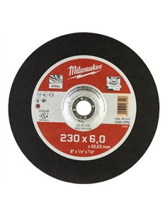 Discuri degrosare metal - seria contractanti - Milwaukee - SG 27 / 230 x 6 x 22 mm Contractor series - 1 buc - cod 4932451483