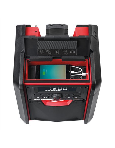 Radio/incarcator de santier M18 cu Bluetooth® - Milwaukee - M18 RC-0 - cod 4933446639
