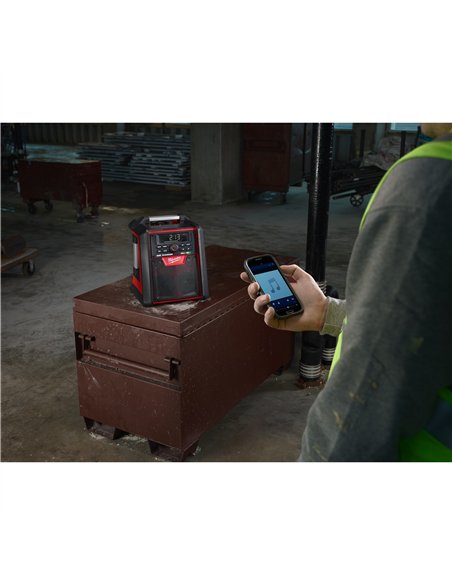 Radio/incarcator de santier M18 cu Bluetooth® - Milwaukee - M18 RC-0 - cod 4933446639