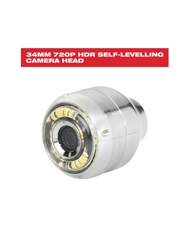 Camera de inspectie canalizare M18 60 m, cap de camera de 60 mm - Milwaukee - M18 SIC60 HDR-0 - cod 4933493954