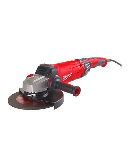 Polizor unghiular 230 mm 2400 W cu sistem franare rapida, ambreiaj de siguranta si maner anti-vibratii - Milwaukee - AGVKB 24-23