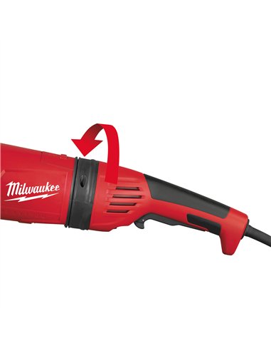 Polizor unghiular 230 mm 2600 W cu maner anti-vibratii si ambreiaj de siguranta - Milwaukee - AGVM 26-230 GEX DMS - cod 49334024