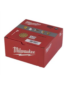 Foi de slefuit premium pentru slefuitoare orbitale ⌀ 125 si 150 mm - Milwaukee - HP 125 mm, GR 240 - 50 buc - cod 4932492202 2
