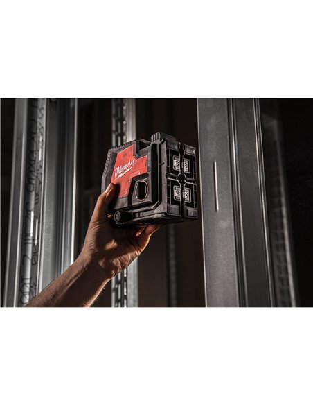 Nivela laser in cruce cu functie de plumb, fascicul verde, reincarcabila REDLITHIUM USB - Milwaukee - L4 CLLP-301C - cod 493347