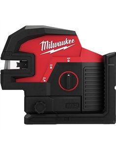 Nivela laser M12 cu linie transversala cu 4 puncte - Milwaukee - M12 CLL4P-0C - cod 4933479202