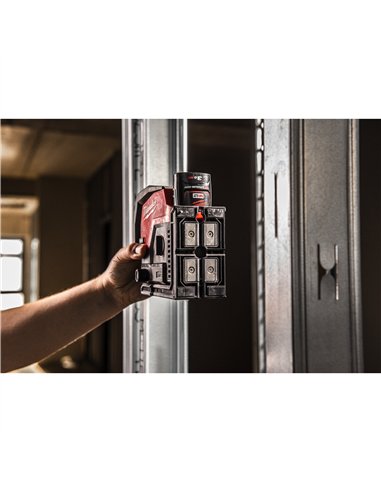 Nivela laser M12 cu linie transversala verde cu functie fir cu plumb - Milwaukee - M12 CLLP-301C - cod 4933478100