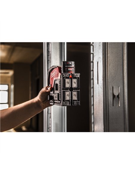 Nivela laser M12 cu linie transversala verde cu functie fir cu plumb - Milwaukee - M12 CLLP-301C - cod 4933478100