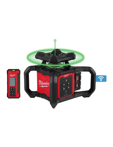 Nivela laser verde rotativa, orizontala si verticala M18 300 m cu ONE-KEY - Milwaukee - M18 RLOHVG300-501C - cod 4933493194