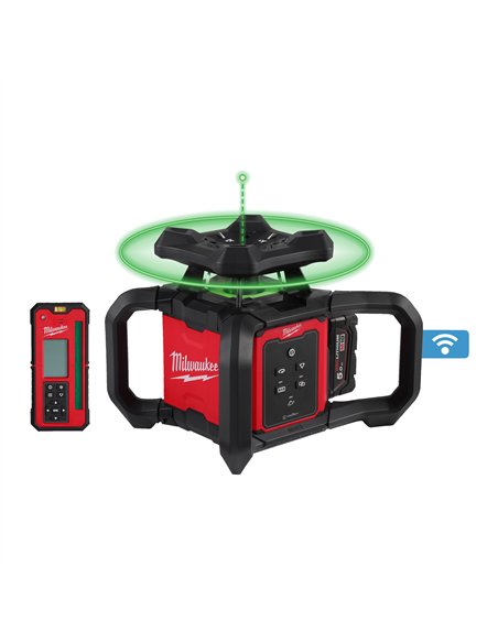 Nivela laser verde rotativa, orizontala si verticala M18 300 m cu ONE-KEY - Milwaukee - M18 RLOHVG300-501C - cod 4933493194