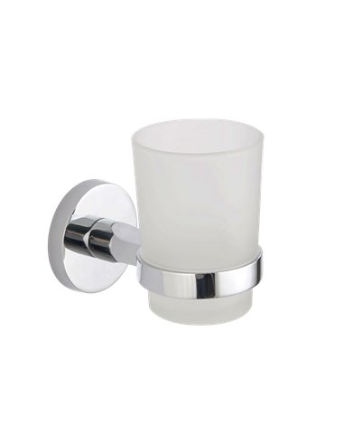 Suport pasta/periuta dinti cu pahar sticla Stylish - Ermetiq - ER-J538