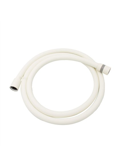 Furtun dus PEX  cu protectie silicon CLEAR WHITE 150CM - Ermetiq - ER-SW502/150