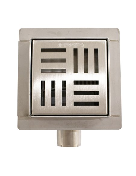 Sifon pardoseala inox iesire laterala STRIPES 120x120/40-50 - Ermetiq - VEN-S5012A