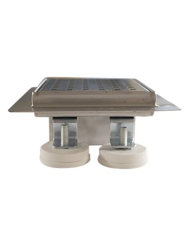 Sifon pardoseala inox iesire laterala POINTS 120x120/40-50 - Ermetiq - VEN-S5012D