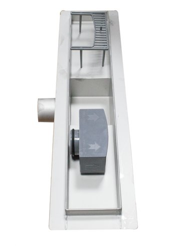 Rigola din inox Luxury design 700x70 (placabila) - Ermetiq - VEN-S707S