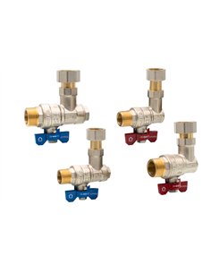 Set 4 robineti coltar cu olandez 2x3/4" - 2x1/2" MF - Ermetiq - ER-CHS/4