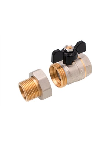 Robinet sferic tip fluture cu olandez 3/4"MF - Ermetiq - ER-HMF34