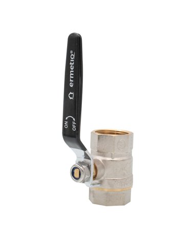 Robinet sferic alama cu maner 1/2"FF - Ermetiq - ER-LDFF34A