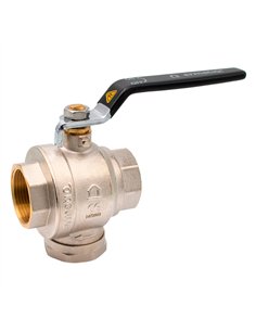 Robinet sferic cu filtru magnetic 11/4"FF - Ermetiq - ER-LTFF114