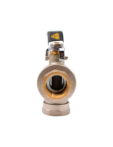 Robinet sferic cu filtru magnetic 3/4"FF - Ermetiq - ER-LTFF34