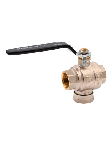 Robinet sferic cu filtru magnetic 3/4"FF - Ermetiq - ER-LTFF34