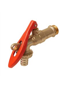 Robinet dublu serviciu din alama 1/2" - Ermetiq - RB-RA12