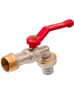 Robinet dublu serviciu din alama 3/4" - Everline - RB-RA34